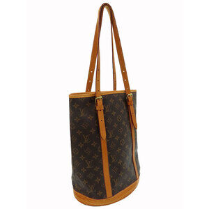 Louis Vuitton Bucket Shoulder Bag Monogram